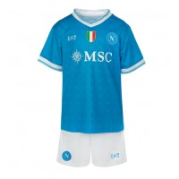 SSC Napoli Replika babykläder Hemmaställ Barn 2025-26 Kortärmad (+ korta byxor)